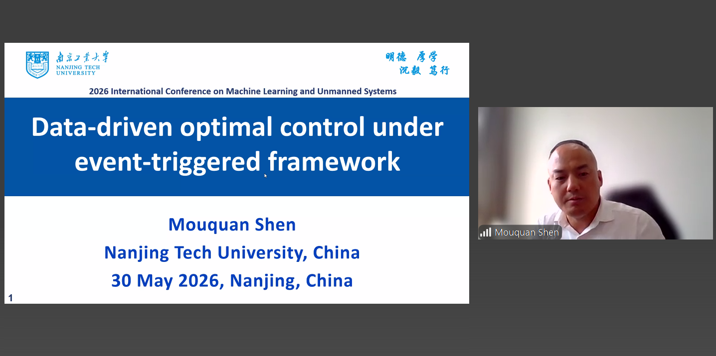 Prof. Mouquan Shen keynote session